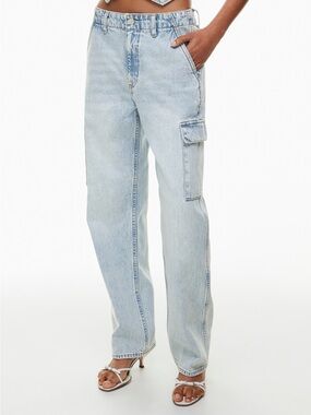 Denim Forum The '90s Edie Lo-rise Cargo Jeans
